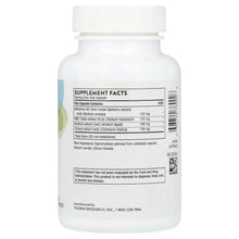 Thorne Liver Cleanse bottle back label with Supplement Facts and barcode
