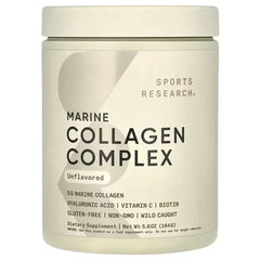 Sports Research Marine Collagen Complex, Unflavoured, 5.8 oz (164 g) - Mumzar