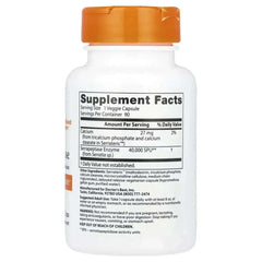 Doctor's Best, Serrapeptase, 90 Veggie Caps - Mumzar