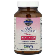 Probiotic supplement bottle for women, RAW Probiotics, 85 billion, 90 capsules