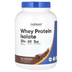 Nutricost Whey Protein Isolate – Milk Chocolate, 5 lb (2,268 g) - Mumzar