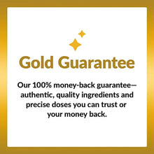 Gold Guarantee card with 100% money-back guarantee text