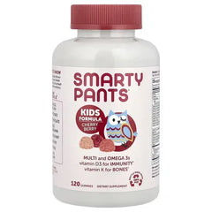 SmartyPants Kids’ Formula – Cherry Berry, 120 Gummies - Mumzar