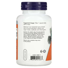 NOW Foods Selenium – 200 mcg, 180 Vegetarian Capsules - Mumzar