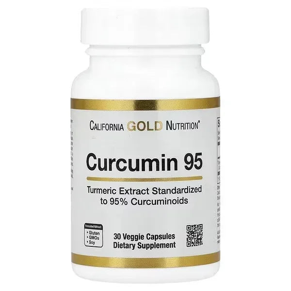 California Gold Nutrition Curcumin 95 – 500 mg, 30 Veggie Capsules - Mumzar