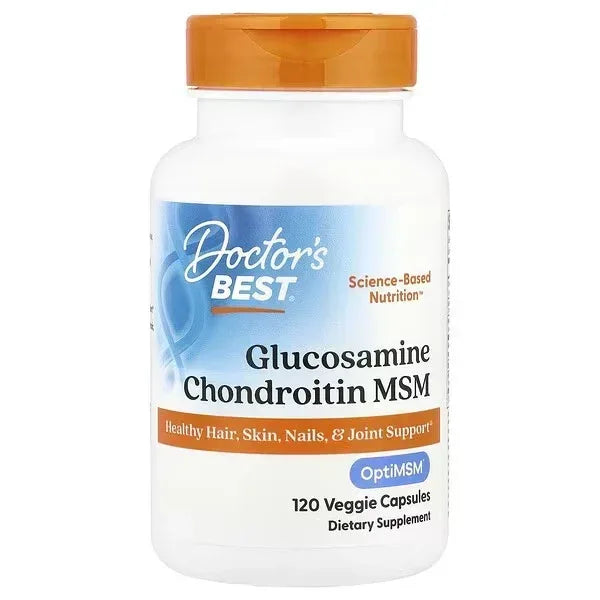 Doctor’s Best Glucosamine Chondroitin MSM – 120 Vegetarian Capsules - Mumzar