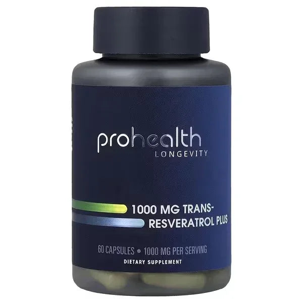 ProHealth Longevity Trans-Resveratrol Plus – 60 Capsules - Mumzar