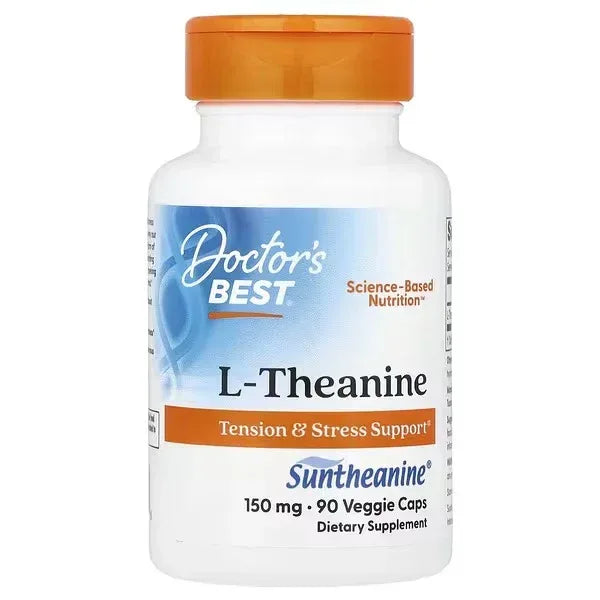 Doctor's Best, L-Theanine, 150 mg, 90 Veggie Caps - Mumzar