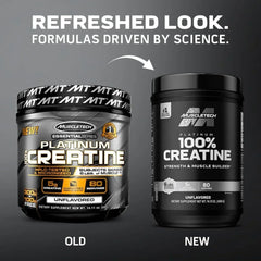 MuscleTech Platinum 100% Creatine Monohydrate Powder Pure Micronized Muscle Recovery, Helps Increase Muscle Power, Boost Strength and Enhance Performance for Men & Women, Unflavored 400 grams - Mumzar