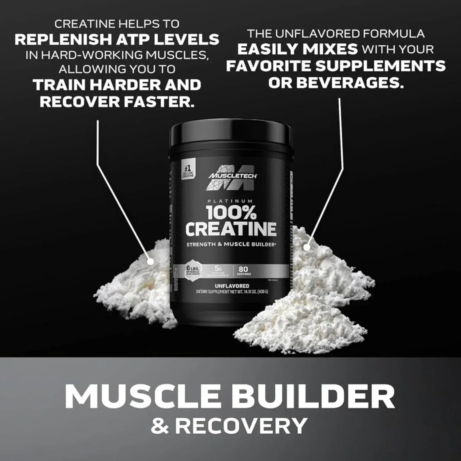Muscletech Best Muscle Recovery Supplement Platinum Creatine - Mumzar