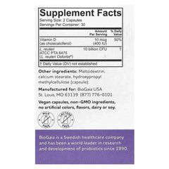 BioGaia Osfortis with Vitamin D – 60 Probiotic Capsules - Mumzar