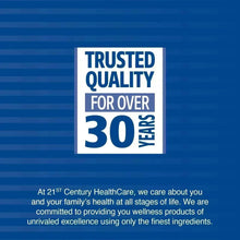 Trusted quality for over 30 years supplement label