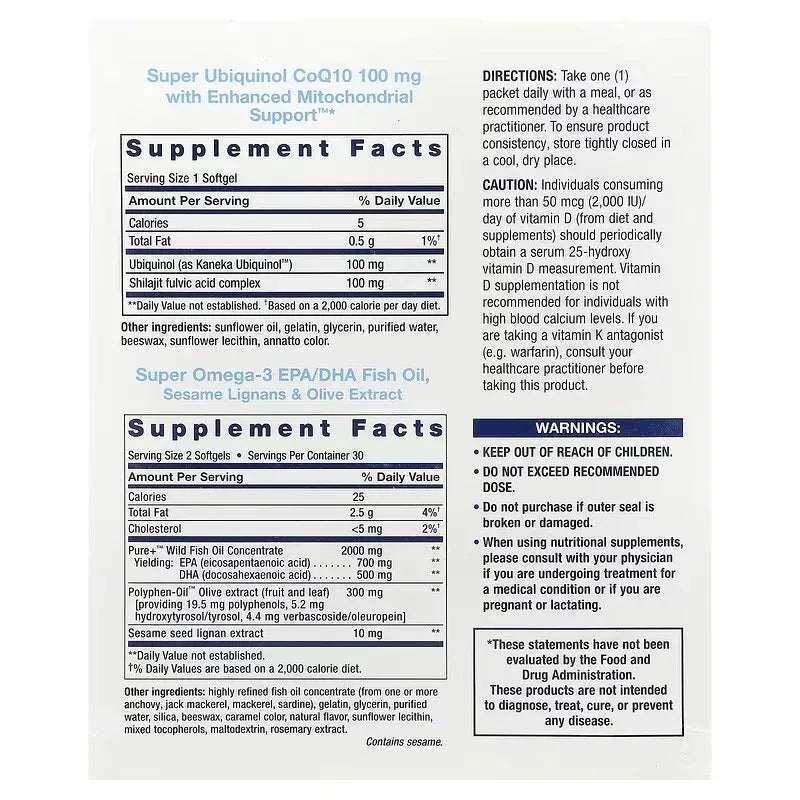 Life Extension, Comprehensive Nutrient Packs, Advanced, 30 Packets - Mumzar