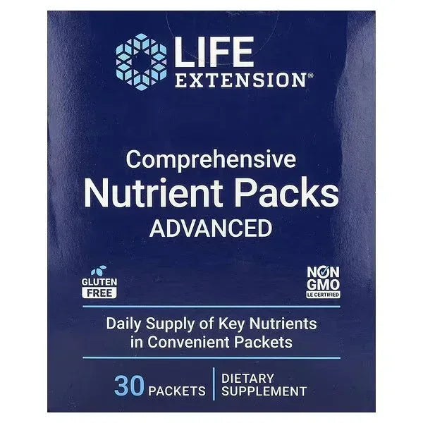 Life Extension, Comprehensive Nutrient Packs, Advanced, 30 Packets - Mumzar