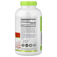 Vitamin C 1000 mg capsules supplement bottle back label with Supplement Facts panel