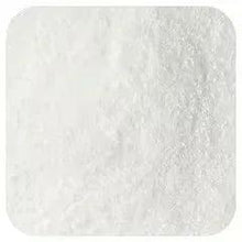 White vitamin C powder close-up
