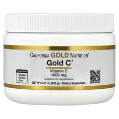 California Gold Nutrition, Gold C Powder, Vitamin C, 1,000 mg, 8.81 oz (250 g) - Mumzar