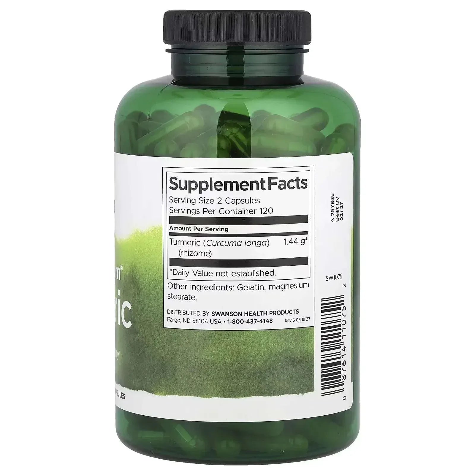 Swanson, Full Spectrum® Turmeric, 240 Capsules (720 mg per Capsule) - Mumzar