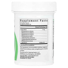 Seeking Health ProBiota HistaminX bottle, supplement facts panel and ingredient list