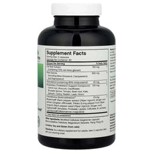 Dietary supplement bottle with white cap and back label Supplement Facts table
