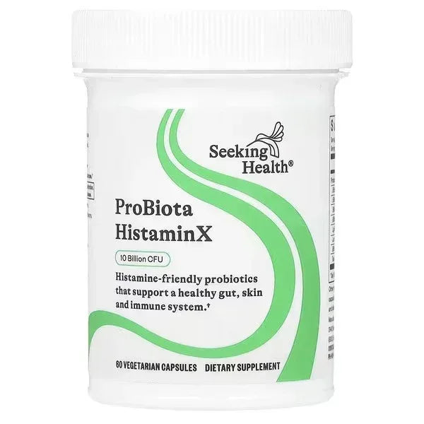 Seeking Health, ProBiota HistaminX, 10 Billion CFU, 60 Vegetarian Capsules - Mumzar