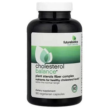 Dietary supplement bottle with white cap and front label for plant sterols fiber complex