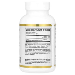 California Gold Nutrition Ubiquinol Reduced CoQ10 – 100 mg, 120 Veggie Capsules - Mumzar