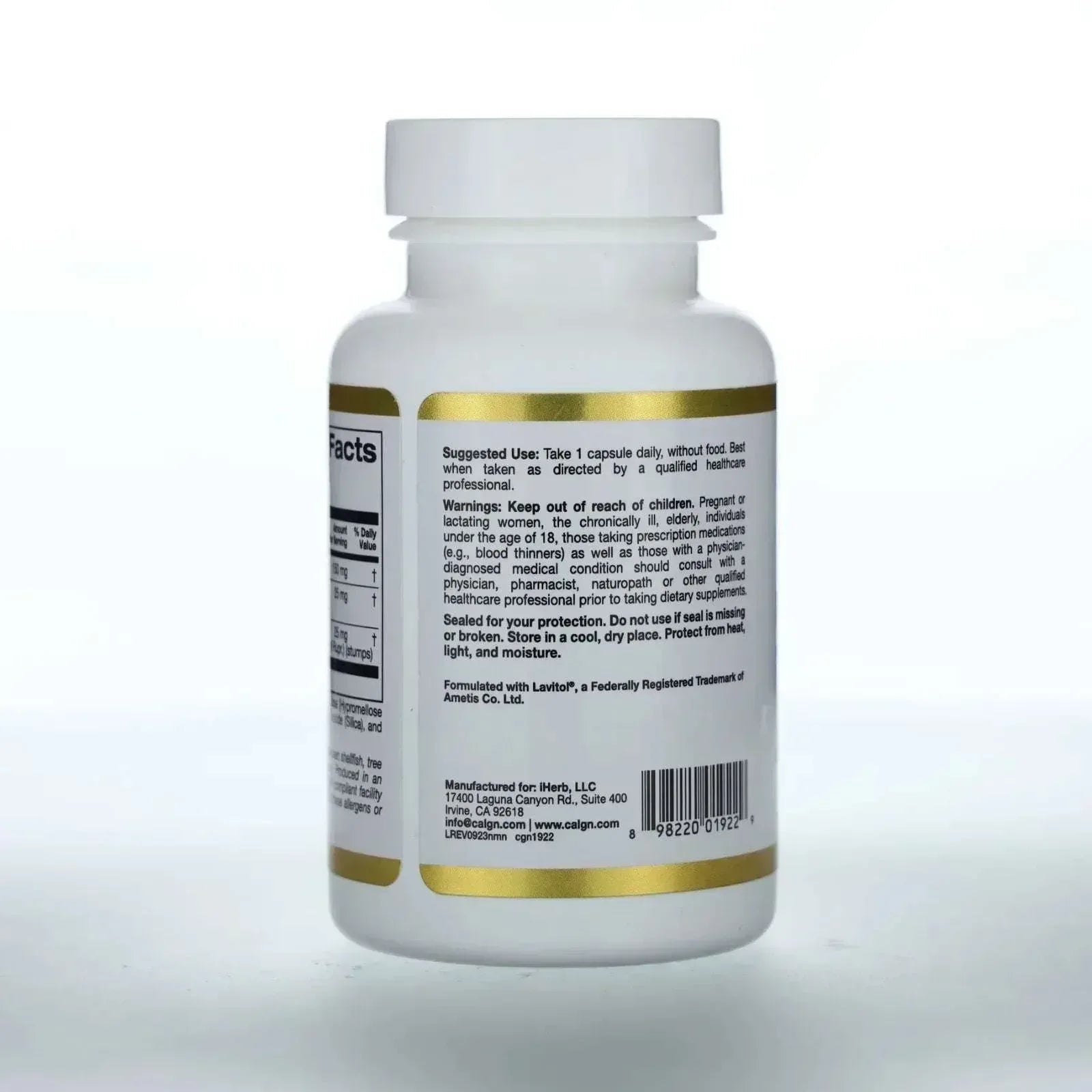 California Gold Nutrition, NMN Flavonoid Complex with Apigenin and Dihydroquercetin, 60 Veggie Capsules - Mumzar