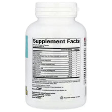 Supplement capsule bottle back label, Supplement Facts panel for 120 vegetarian capsules