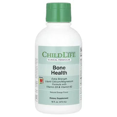 ChildLife Clinicals Liquid Calcium & Magnesium with Vitamin D3 & K2 – Natural Orange, 16 fl oz - Mumzar