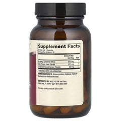 Dr. Mercola, NAC with Milk Thistle, 60 Capsules - Mumzar