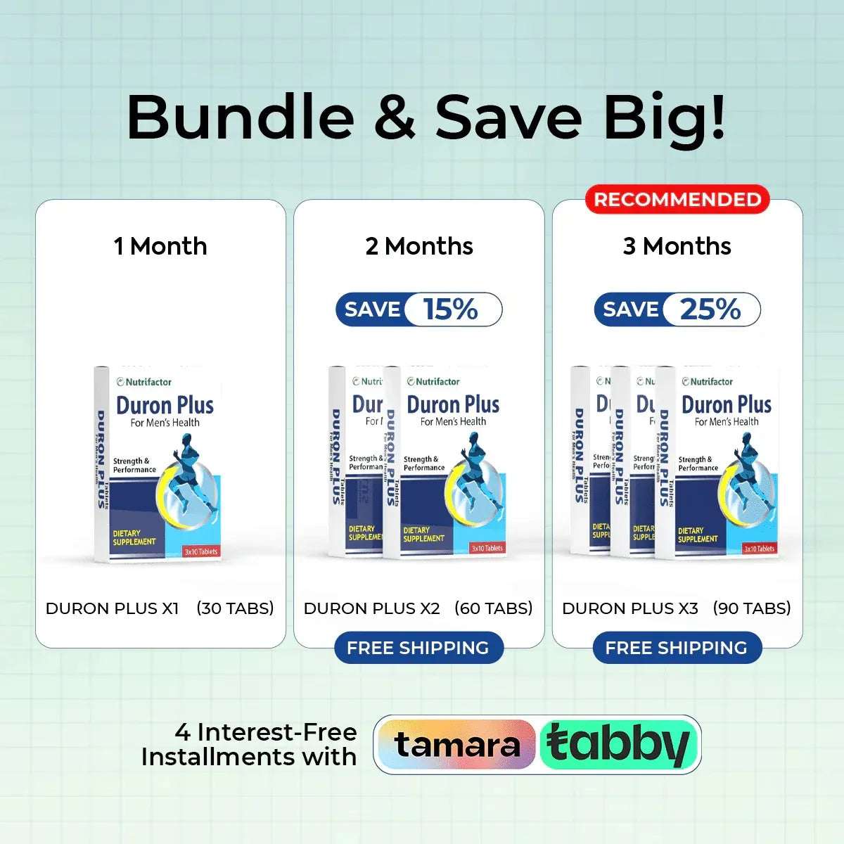 Duron Plus – Boost Stamina & Performance Supplement - Mumzar