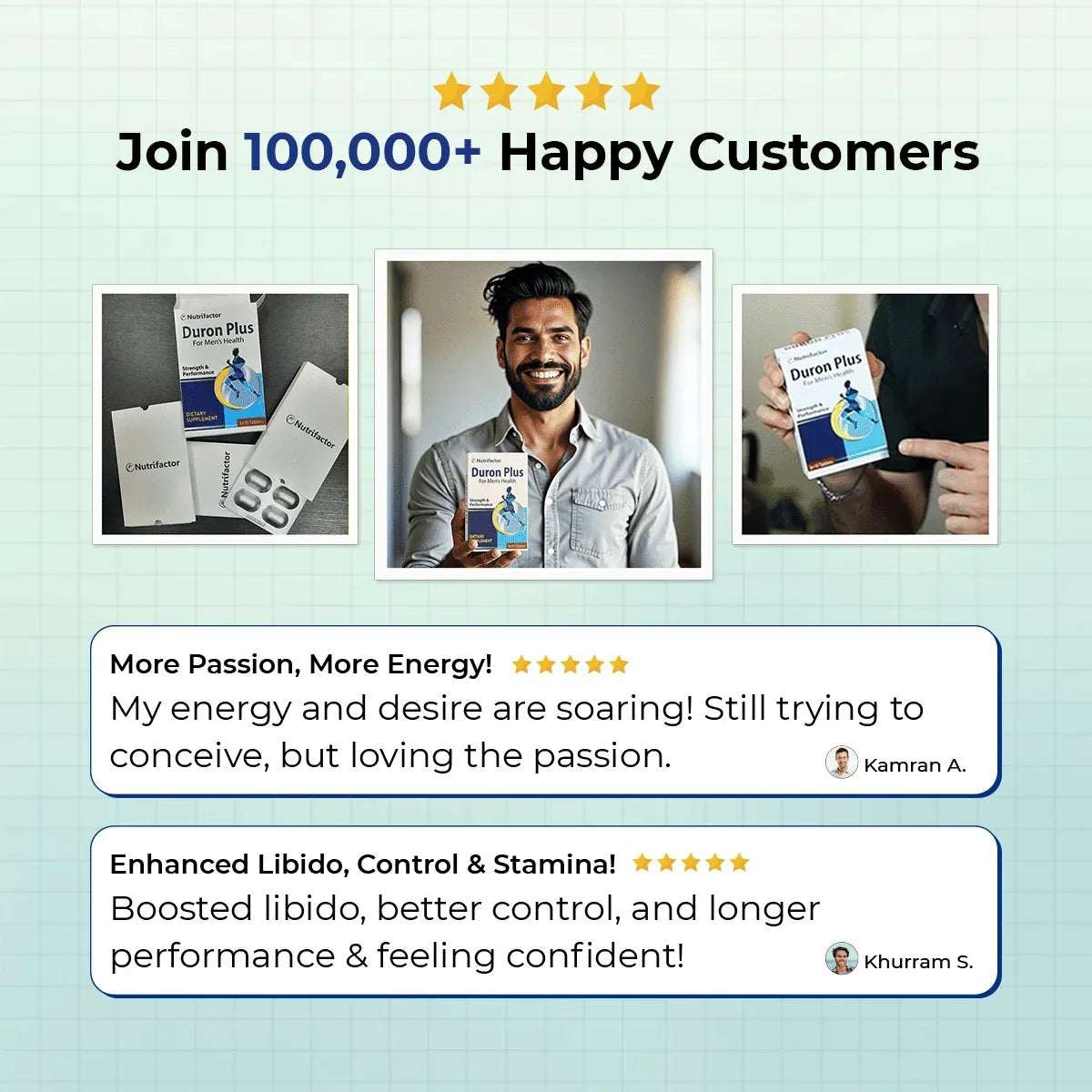 Duron Plus – Boost Stamina & Performance Supplement - Mumzar