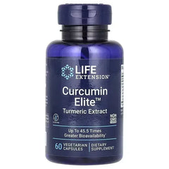Life Extension, Curcumin Elite, Turmeric Extract, 60 Vegetarian Capsules - Mumzar