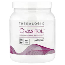 Theralogix Ovasitol inositol powder supplement jar, front label, 400 g