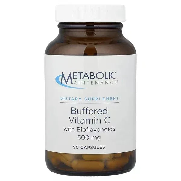 Metabolic Maintenance, Buffered Vitamin C with Bioflavonoids, 90 Capsules - Mumzar