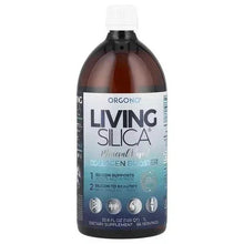 Orgono Living Silica collagen booster bottle, 33.8 fl oz, front label