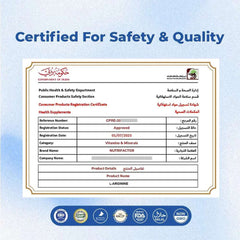 L-Arginine - Nitric Oxide Booster - Mumzar