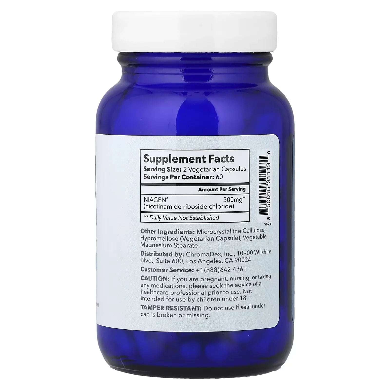 Tru Niagen, Nicotinamide Riboside Chloride, 120 Vegetarian Capsules (150 mg per Capsule) - Mumzar