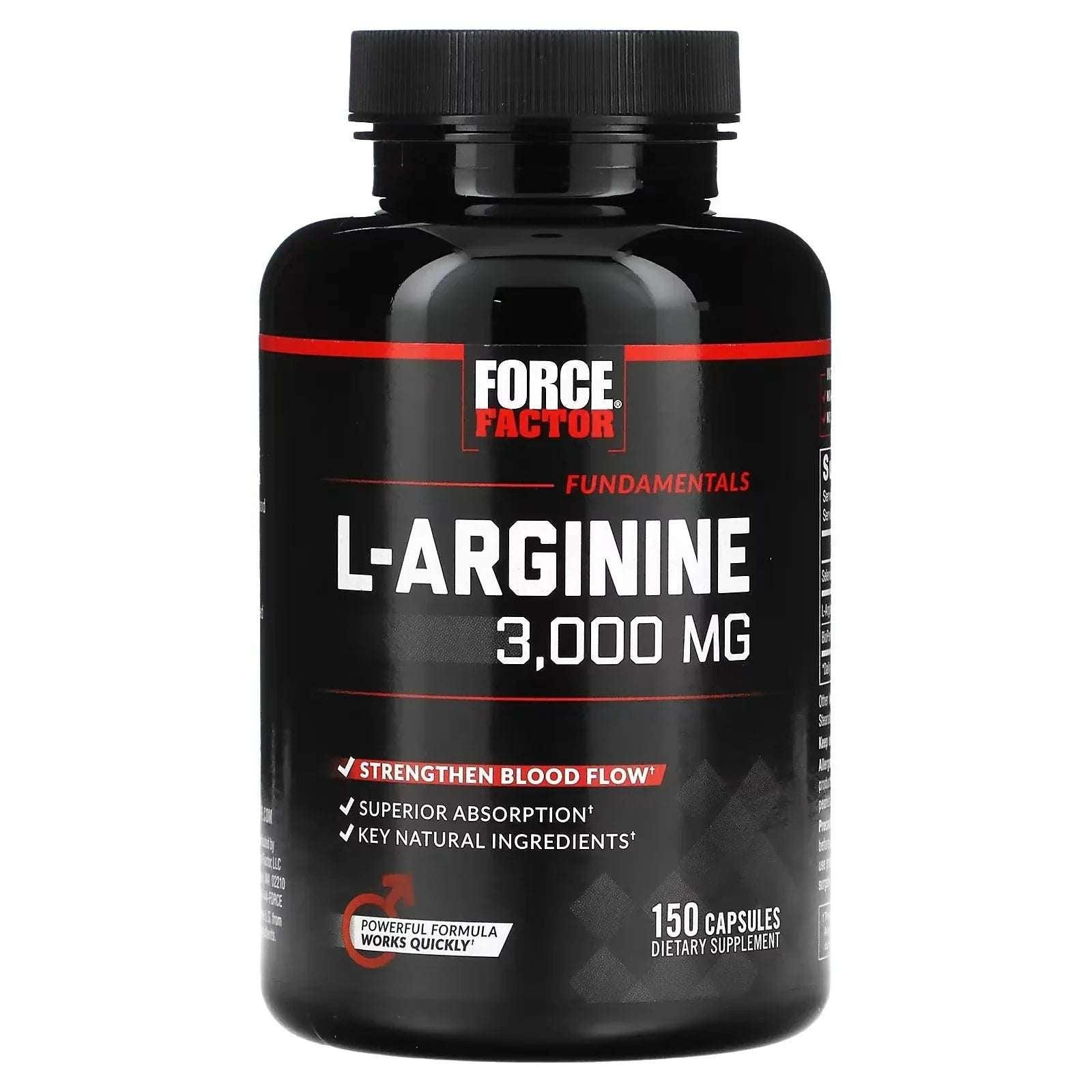Force Factor, L-Arginine, 150 Capsules - Mumzar