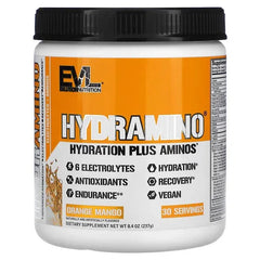 EVLution Nutrition, HydrAmino, Orange Mango, 8.4 oz (237 g) - Mumzar