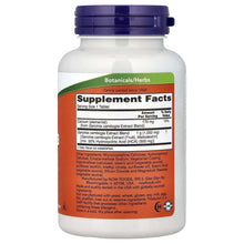 Supplement Facts label panel on bottle, Botanicals/Herbs section and serving data