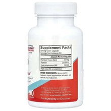 No-Fenol capsule bottle with Supplement Facts panel