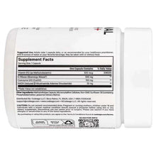 Liposomal NADH+ Sport supplement facts label on bottle back, 1 capsule serving