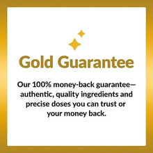 Gold Guarantee badge card for money-back guarantee