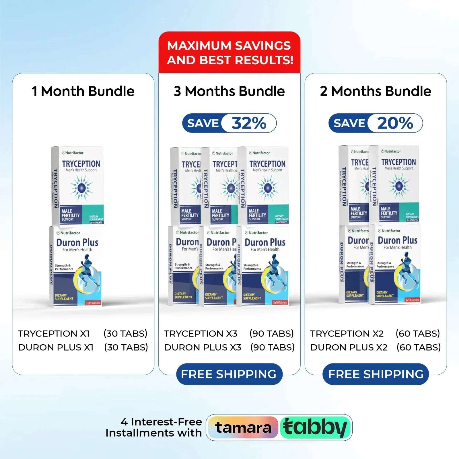 Duron Plus & Tryception – 2x The Man, 30 Days Pack - Mumzar