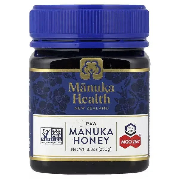 Manuka Health, Raw Manuka Honey, UMF 10+, MGO 263+, 250 g (8.8 oz) - Mumzar