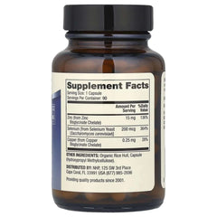 Dr. Mercola, Zinc Plus Selenium, 90 Capsules - Mumzar