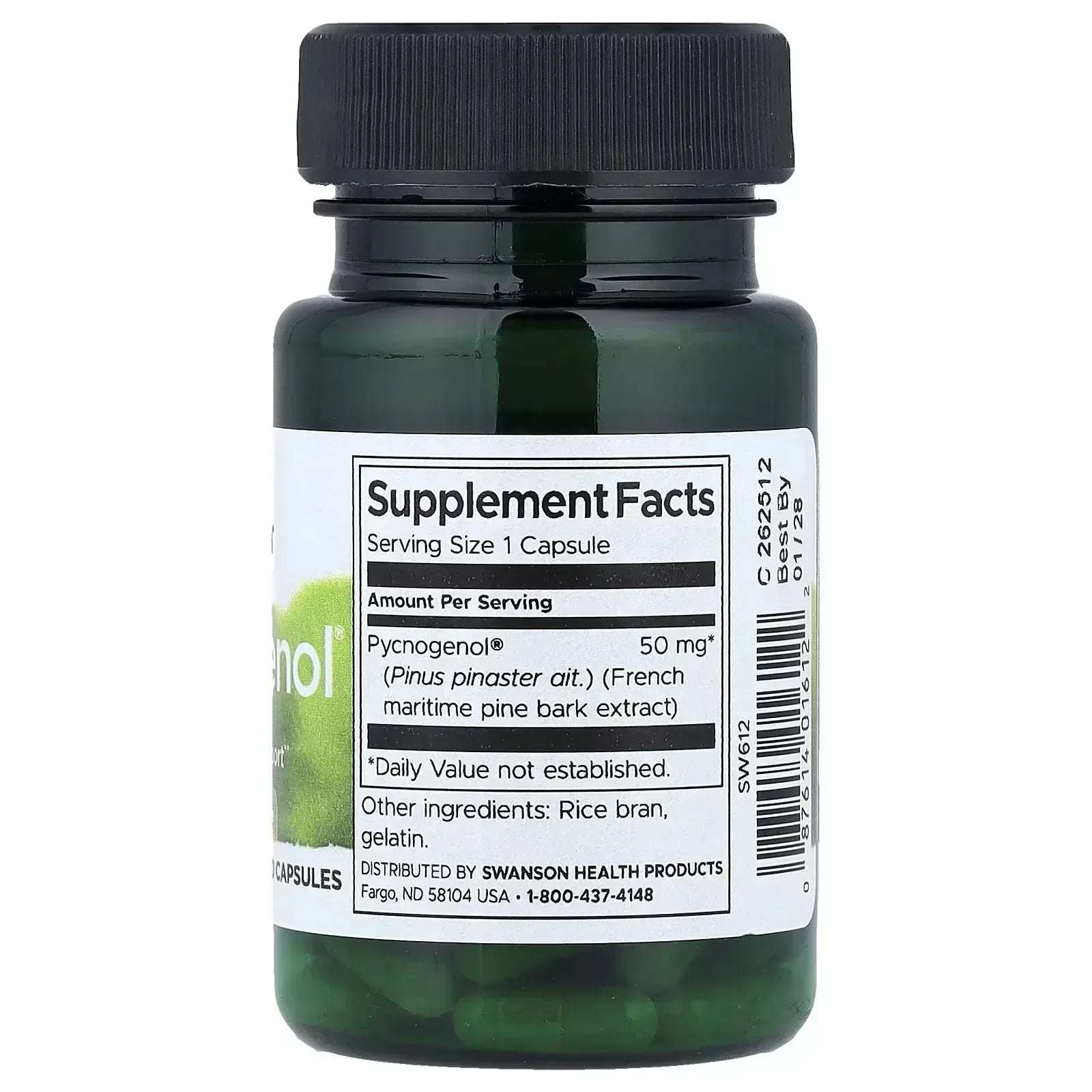 Swanson, Pycnogenol®, 50 mg, 50 Capsules - Mumzar