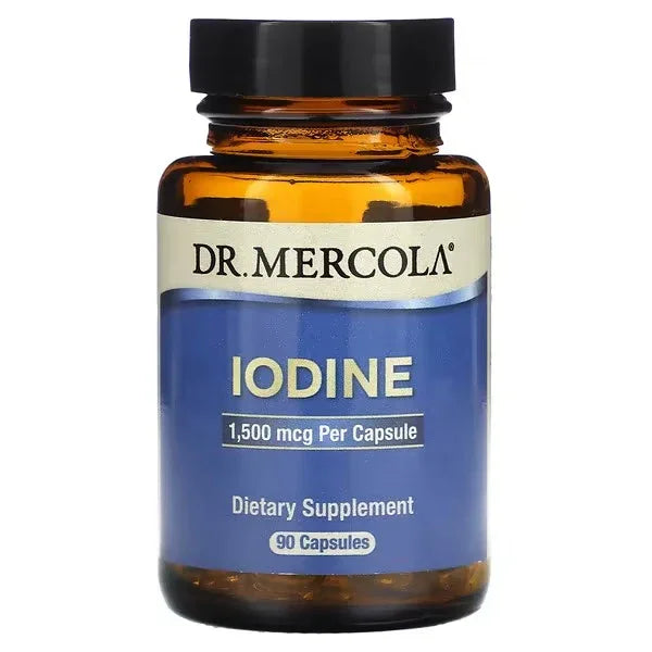 Dr. Mercola, Iodine, 1,500 mcg, 90 Capsules - Mumzar